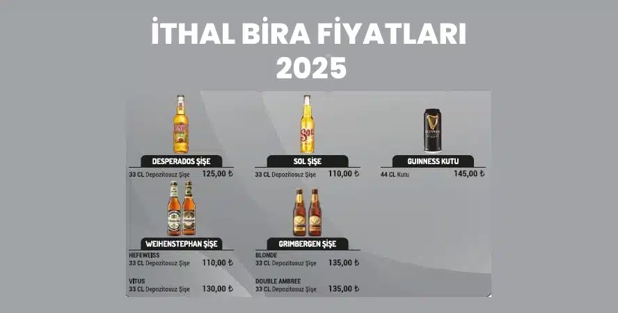 İthal Bira Fiyatı 2025